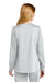 Wonderwink WW4088 Womens Premiere Flex Full Zip Scrub Jacket w/ Pockets White Model Back