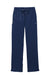 Wonderwink WW4158 Womens Premiere Flex Cargo Pants w/ Pockets Navy Blue Flat Front