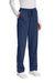 Wonderwink WW4158 Womens Premiere Flex Cargo Pants w/ Pockets Navy Blue Model 3Q