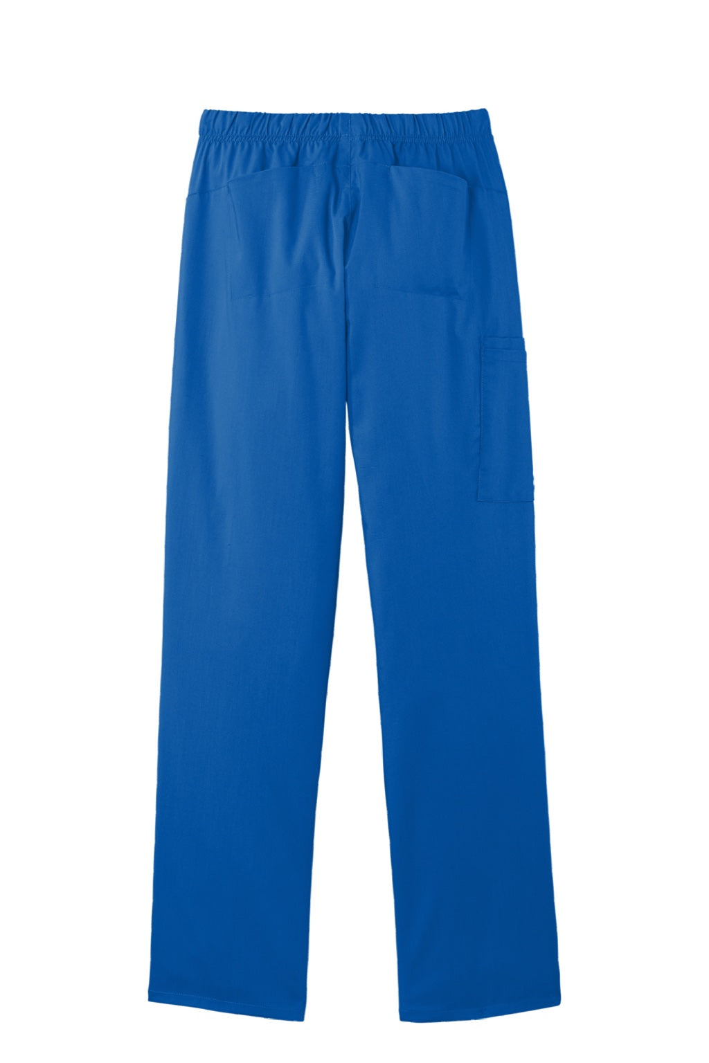 Wonderwink WW4158 Womens Premiere Flex Cargo Pants w/ Pockets Royal Blue Flat Back