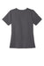 Wonderwink WW4168 Womens Premiere Flex Short Sleeve V-Neck Shirt w/ Pockets Pewter Grey Flat Back