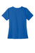 Wonderwink WW4168 Womens Premiere Flex Short Sleeve V-Neck Shirt w/ Pockets Royal Blue Flat Back