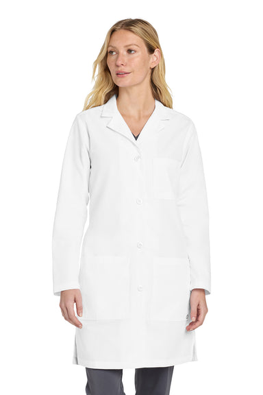WonderWink WW4172 Womens Long Lab Coat White Model Front