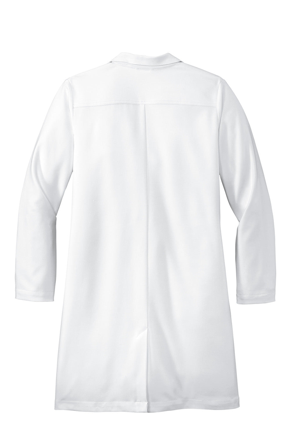 WonderWink WW4172 Womens Long Lab Coat White Flat Back