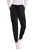 Wonderwink WW4258 Womens Premiere Flex Jogger Pants w/ Pockets Black Model Front