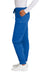 Wonderwink WW4258 Womens Premiere Flex Jogger Pants w/ Pockets Royal Blue Model Side