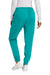 Wonderwink WW4258 Womens Premiere Flex Jogger Pants w/ Pockets Teal Blue Model Back