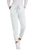 Wonderwink WW4258 Womens Premiere Flex Jogger Pants w/ Pockets White Model Front