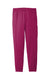 Wonderwink WW4258 Womens Premiere Flex Jogger Pants w/ Pockets Wine Flat Back