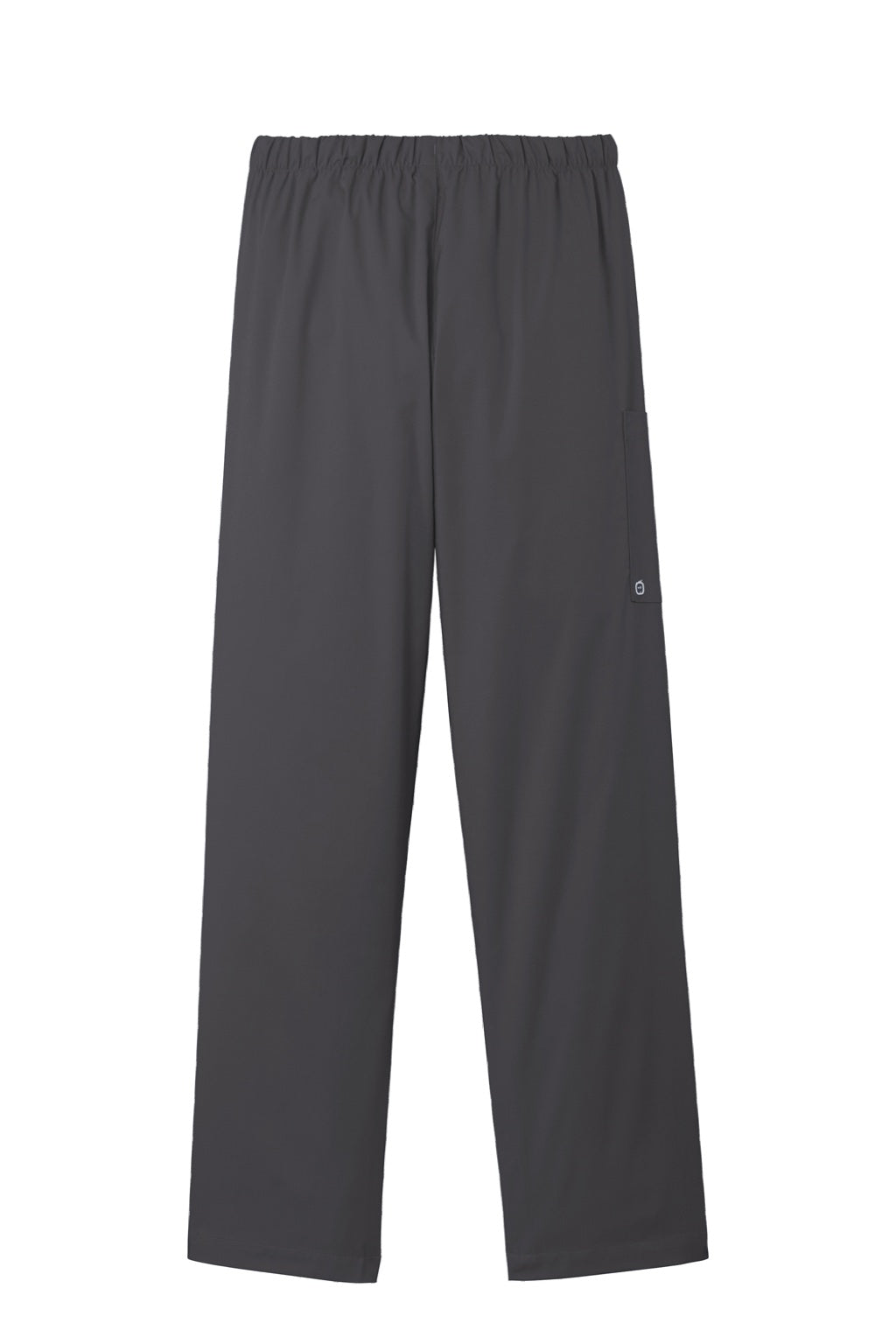 Wonderwink WW4550/WW4550P/WW4550T Womens WorkFlex Cargo Pants w/ Pockets Pewter Grey Flat Back