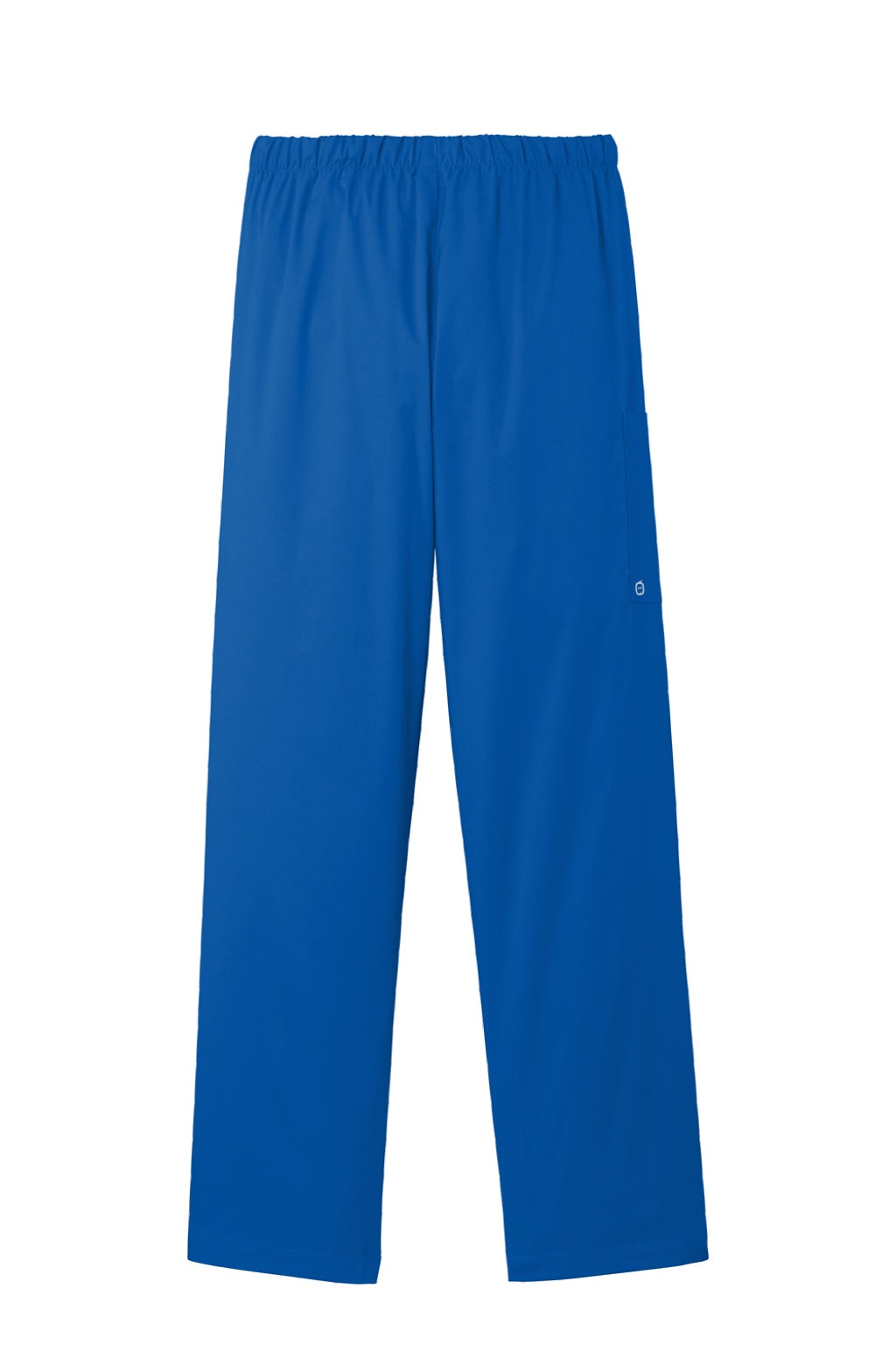 Wonderwink WW4550/WW4550P/WW4550T Womens WorkFlex Cargo Pants w/ Pockets Royal Blue Flat Back
