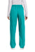 Wonderwink WW4550/WW4550P/WW4550T Womens WorkFlex Cargo Pants w/ Pockets Teal Blue Model Back