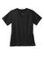 Wonderwink WW4560 Womens WorkFlex Short Sleeve V-Neck Shirt w/ Pockets Black Flat Front