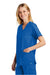 Wonderwink WW4560 Womens WorkFlex Short Sleeve V-Neck Shirt w/ Pockets Royal Blue Model 3Q