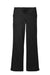 Wonderwink WW4750/WW4750P/WW4750T Womens WorkFlex Flare Leg Cargo Pants w/ Pockets Black Flat Front