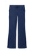 Wonderwink WW4750/WW4750P/WW4750T Womens WorkFlex Flare Leg Cargo Pants w/ Pockets Navy Blue Flat Front