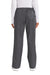 Wonderwink WW4750/WW4750P/WW4750T Womens WorkFlex Flare Leg Cargo Pants w/ Pockets Pewter Grey Model Back