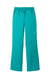Wonderwink WW4750/WW4750P/WW4750T Womens WorkFlex Flare Leg Cargo Pants w/ Pockets Teal Blue Flat Back