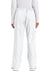 Wonderwink WW4750/WW4750P/WW4750T Womens WorkFlex Flare Leg Cargo Pants w/ Pockets White Model Back