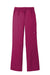 Wonderwink WW4750/WW4750P/WW4750T Womens WorkFlex Flare Leg Cargo Pants w/ Pockets Wine Flat Back