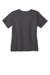 Wonderwink WW4760 Womens WorkFlex Short Sleeve V-Neck Mock Wrap Shirt w/ Pockets Pewter Grey Flat Back