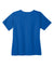 Wonderwink WW4760 Womens WorkFlex Short Sleeve V-Neck Mock Wrap Shirt w/ Pockets Royal Blue Flat Back