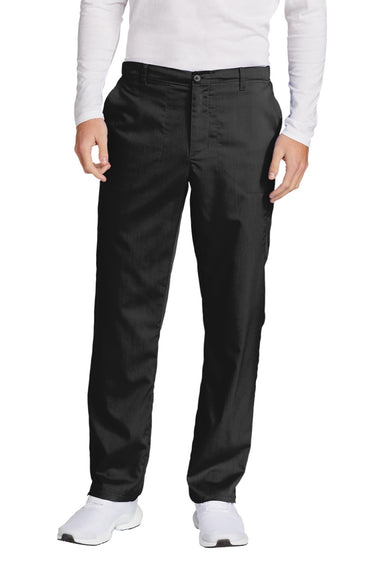 Wonderwink WW5058 Mens Premiere Flex Cargo Pants w/ Pockets Black Model Front