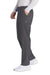 Wonderwink WW5058 Mens Premiere Flex Cargo Pants w/ Pockets Pewter Grey Model Side