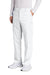 Wonderwink WW5058 Mens Premiere Flex Cargo Pants w/ Pockets White Model 3Q