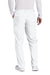 Wonderwink WW5058 Mens Premiere Flex Cargo Pants w/ Pockets White Model Back