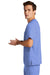 Wonderwink WW5068 Mens Premiere Flex Short Sleeve V-Neck Shirt w/ Pockets Ceil Blue Model Side