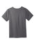 Wonderwink WW5068 Mens Premiere Flex Short Sleeve V-Neck Shirt w/ Pockets Pewter Grey Flat Back