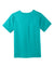 Wonderwink WW5068 Mens Premiere Flex Short Sleeve V-Neck Shirt w/ Pockets Teal Blue Flat Back