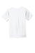 Wonderwink WW5068 Mens Premiere Flex Short Sleeve V-Neck Shirt w/ Pockets White Flat Back