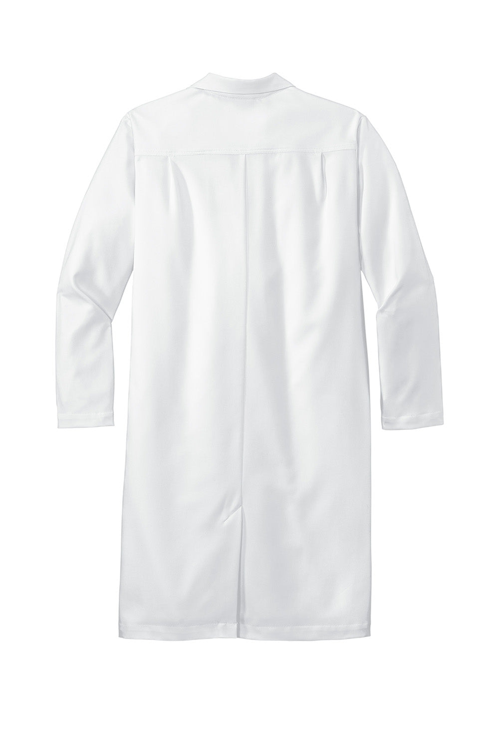 WonderWink WW5172 Mens Long Lab Coat White Flat Back