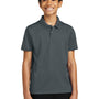 Port Authority Youth Dry Zone Moisture Wicking Short Sleeve Polo Shirt - Graphite Grey