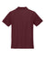 Port Authority Y200 Youth Wearever Signature Pique Short Sleeve Polo Shirt Burgundy Flat Back