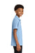 Port Authority Y200 Youth Wearever Signature Pique Short Sleeve Polo Shirt Cloud Blue Model Side
