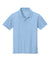Port Authority Y200 Youth Wearever Signature Pique Short Sleeve Polo Shirt Cloud Blue Flat Front
