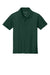 Port Authority Y200 Youth Wearever Signature Pique Short Sleeve Polo Shirt Dark Green Flat Front