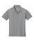 Port Authority Y200 Youth Wearever Signature Pique Short Sleeve Polo Shirt Gusty Grey Flat Front
