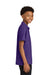 Port Authority Y200 Youth Wearever Signature Pique Short Sleeve Polo Shirt Prism Purple Model Side