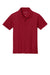 Port Authority Y200 Youth Wearever Signature Pique Short Sleeve Polo Shirt Rich Red Flat Front