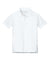 Port Authority Y200 Youth Wearever Signature Pique Short Sleeve Polo Shirt White Flat Front