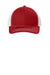 Port Authority Hats YC402 Youth Snapback Trucker Hat Flame Red/White Flat Front