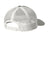 Port Authority Hats YC402 Youth Snapback Trucker Hat Heather Grey/White Flat Back