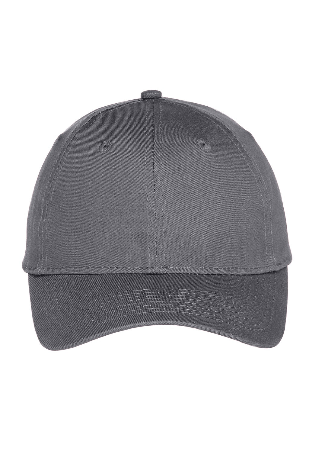 Port & Company Hats YC914 Youth Twill Adjustable Hat Charcoal Grey Flat Front