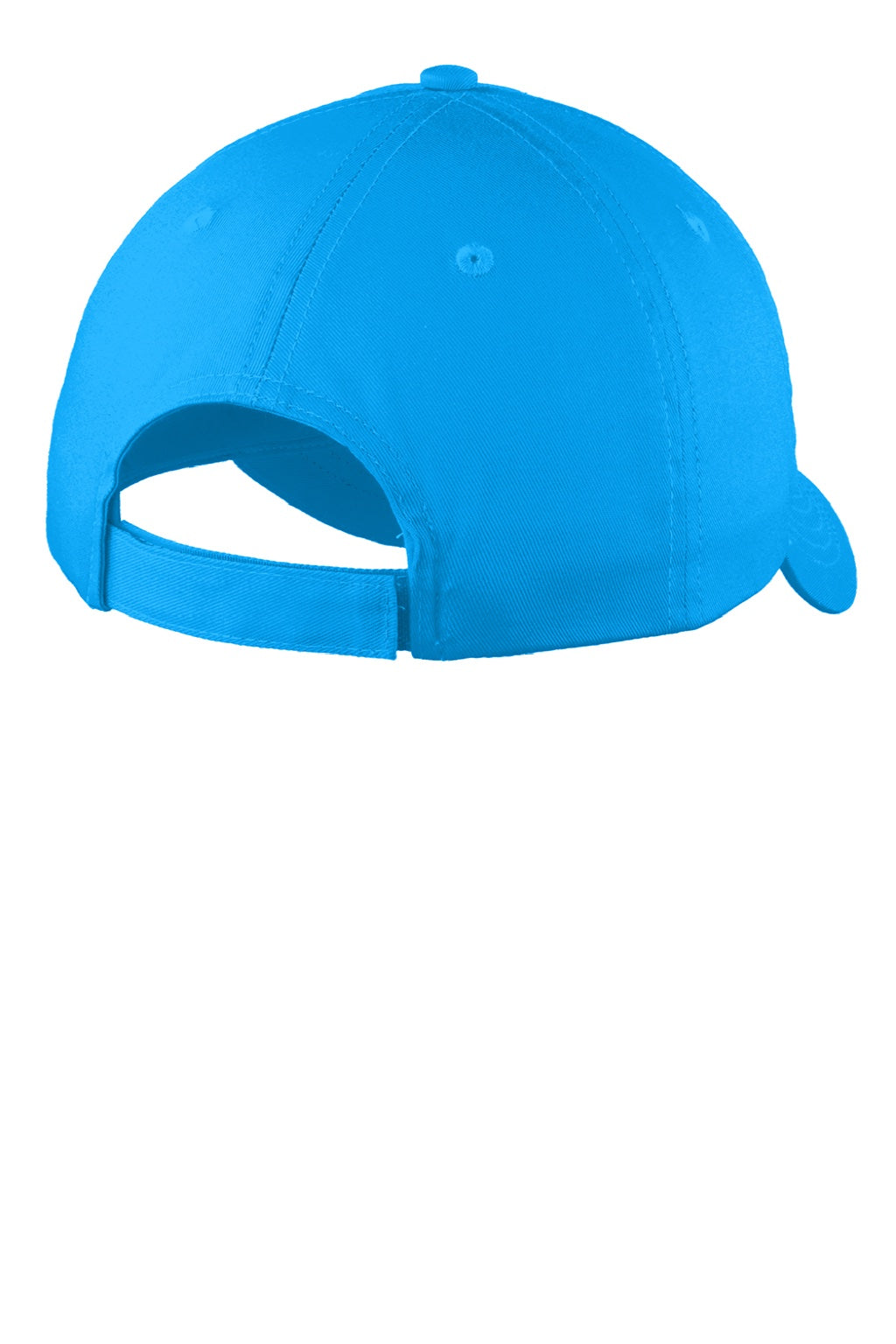 Port & Company Hats YC914 Youth Twill Adjustable Hat Sapphire Blue Flat Back