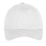 Port & Company Hats Youth Twill Adjustable Hat - White