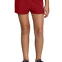Sport-Tek Youth Girls Jersey Knit Squad Shorts - Deep Red - COMING SOON